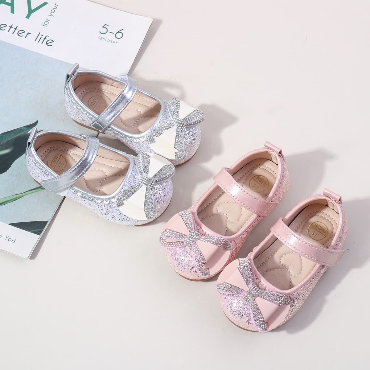 Sparkling girls pumps
